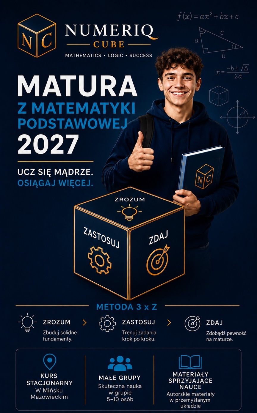 NUMERIQ CUBE — przygotowanie do matury z matematyki